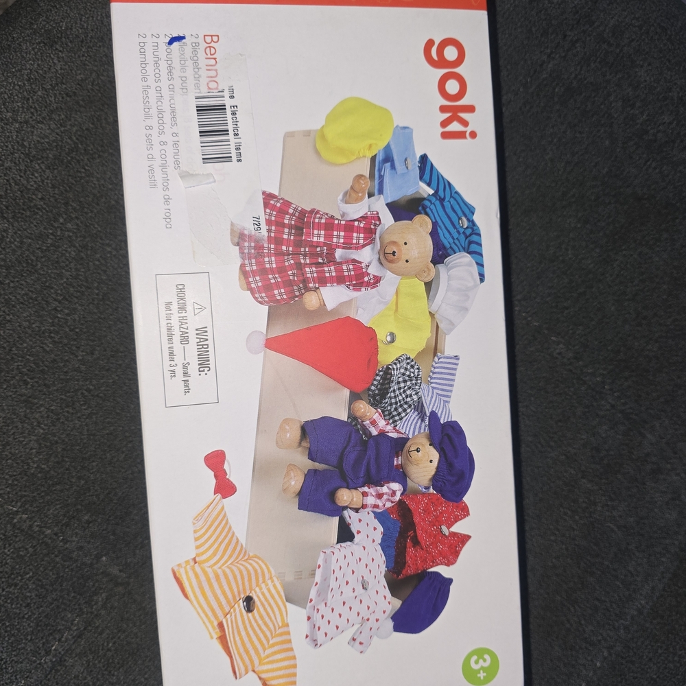 Bear Dress-Up Playset with Colorful Outfits
